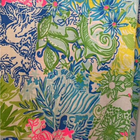 Lilly Pulitzer Margot large dress and matching tie - Picture 3 of 7